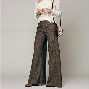 Free People Wide Leg Trousers